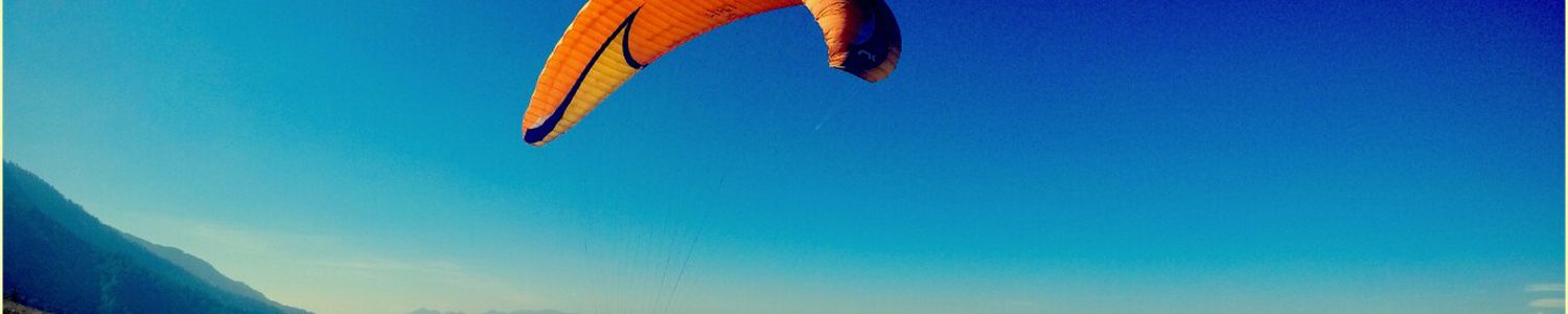 paragliding take-off