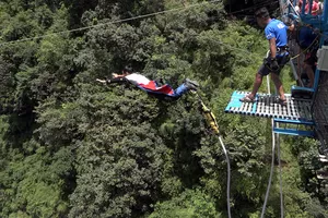 Most popular bungee jumping from The Last Resort