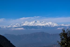 Ganesh himal range as seen from Chandragiri hill top