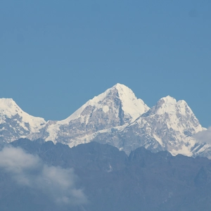Himalaya Range from Shankarapur Paragliding Take off