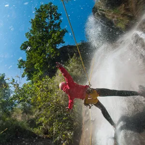 born to do canyoning in Nepal