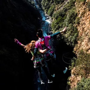 Couple bungee package at Bungee in Nepal