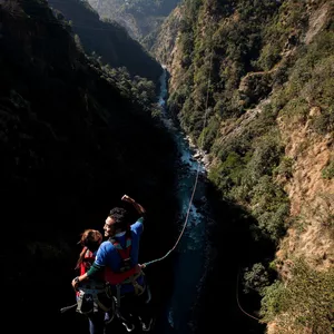 Couple Bungee in Nepal