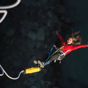 Best Bungee Jumping by a brave girl from The Last Resort