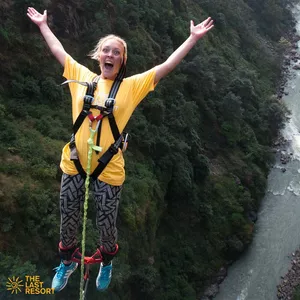 Scary Bungee Jumping in Nepal from The Last Resort